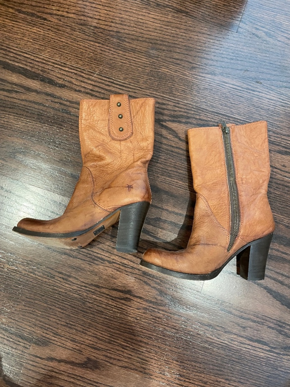 FRYE boots - mid calf - size 6
